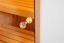 Türgriff Glas / Ahorn